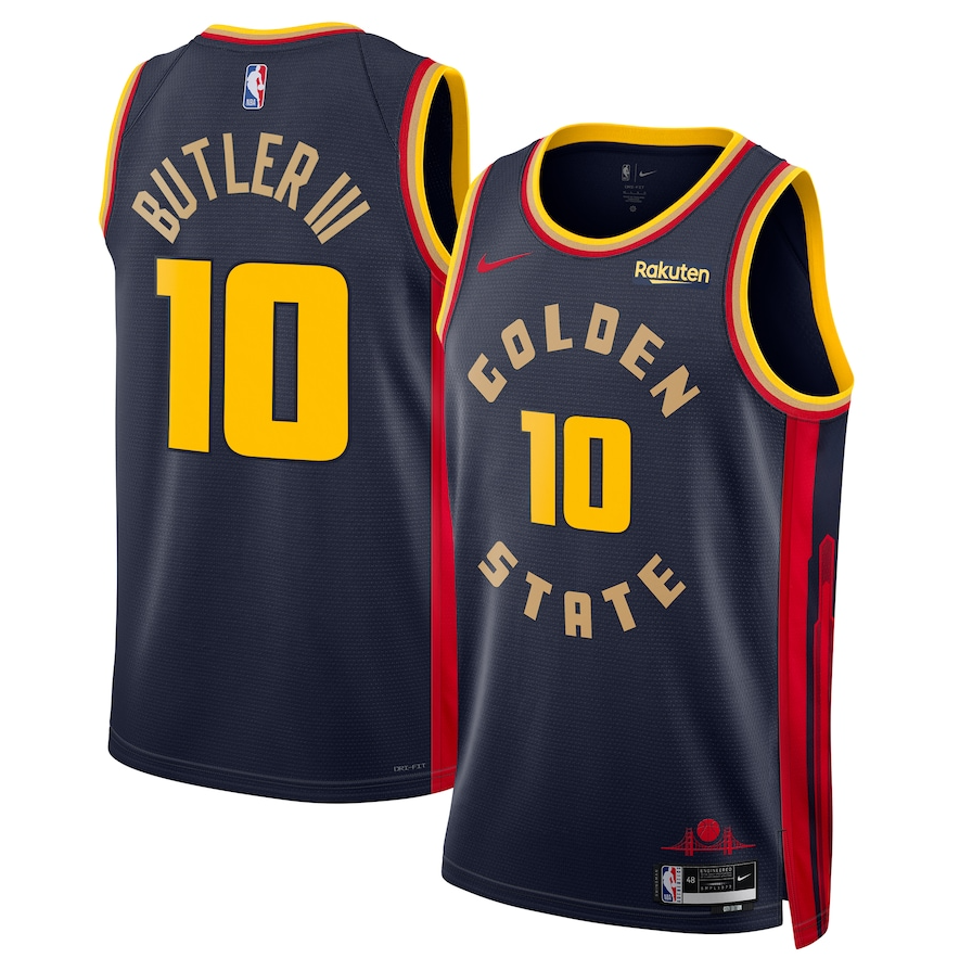 Regata NBA Jimmy Butler Golden State Warriors City Edition 24/25 Masculina
