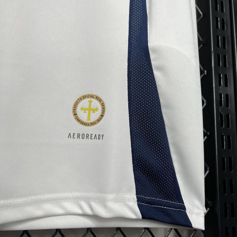 Camisa Real Oviedo Branca Away II 24/25 Masculina