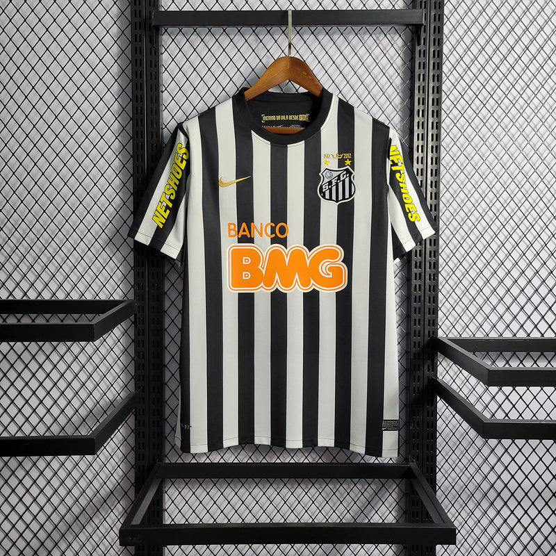 Camisa Santos Retrô 2012/2013 Preta e branca - Nike