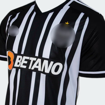Camisa 1 Atlético MG 23/24 Adidas - Preto e Branco - DA Sports Oficial