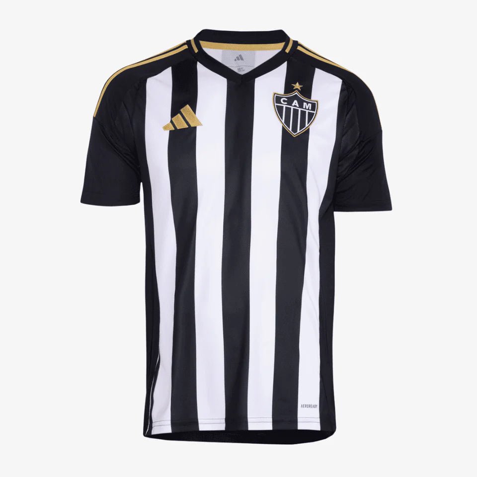 Camisa 1 Atlético MG 25/26 Preta e branca - DA Sports Oficial