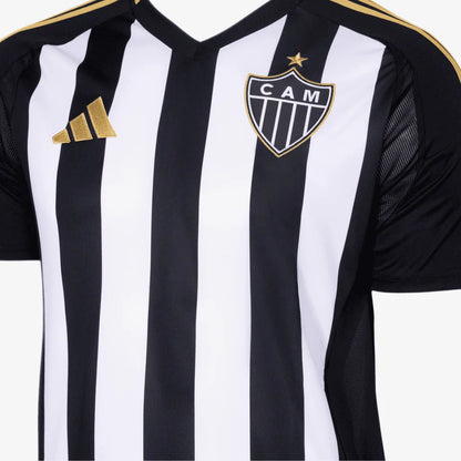 Camisa 1 Atlético MG 25/26 Preta e branca - DA Sports Oficial