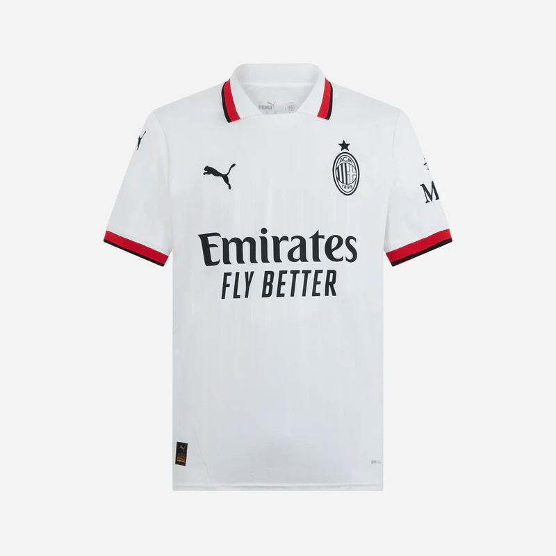 Camisa AC Milan Away 24/25 s/n° Torcedor Masculino - Branco - DA Sports Oficial