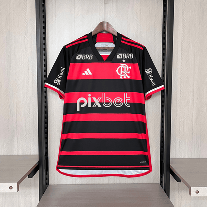 Camisa Adidas Flamengo I 2024 Com Patrocínio - DA Sports Oficial