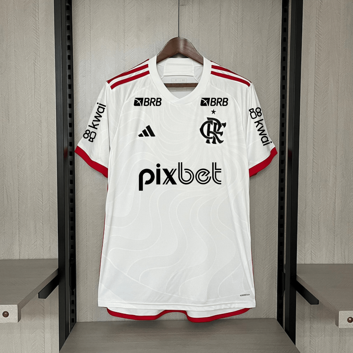 Camisa Adidas Flamengo II 2024 Com Patrocínio - DA Sports Oficial