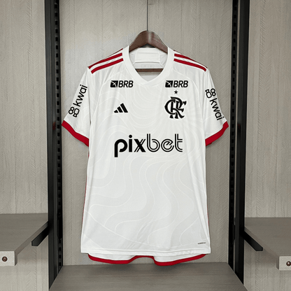 Camisa Adidas Flamengo II 2024 Com Patrocínio - DA Sports Oficial