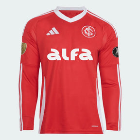 Camisa adidas Internacional Manga Longa 2025/26 I Com Patrocínios - DA Sports Oficial