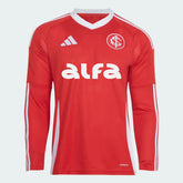 Camisa adidas Internacional Manga Longa 2025/26 I Com Patrocínios - DA Sports Oficial