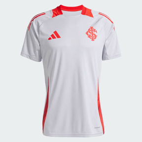 Camisa Adidas Internacional Treino 2025 Cinza (Com patrocinadores) - DA Sports Oficial