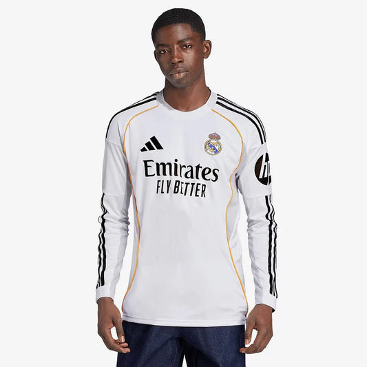 Camisa adidas Real Madrid 2025/26 I Manga Longa - DA Sports Oficial
