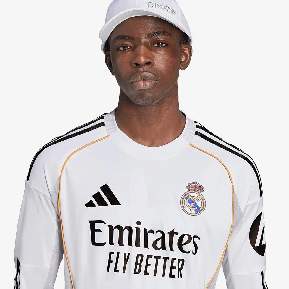 Camisa adidas Real Madrid 2025/26 I Manga Longa - DA Sports Oficial