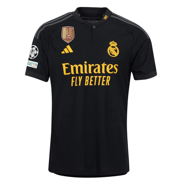 Camisa Adidas Real Madrid II Away 2023/24 + Patch Mundial + 14 UCL - DA Sports Oficial