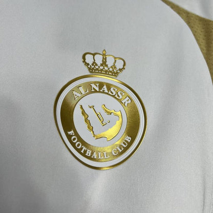 Camisa Al - Nassr III 24/25 Torcedor Masculina - Branco e Dourado - DA Sports Oficial