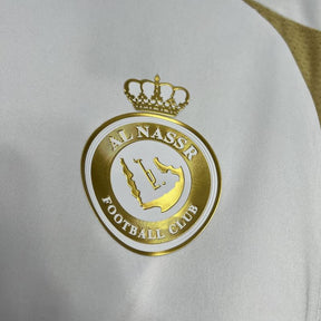 Camisa Al - Nassr III 24/25 Torcedor Masculina - Branco e Dourado - DA Sports Oficial