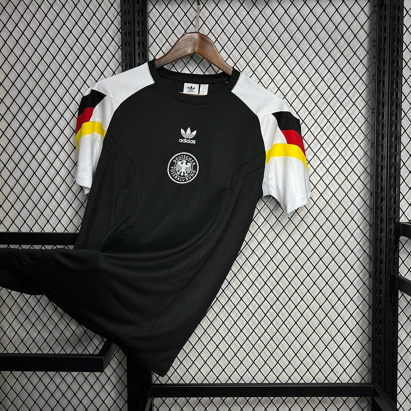 Camisa Alemanha Home 24/25 s/n° Torcedor Adidas Masculino - Preta - DA Sports Oficial