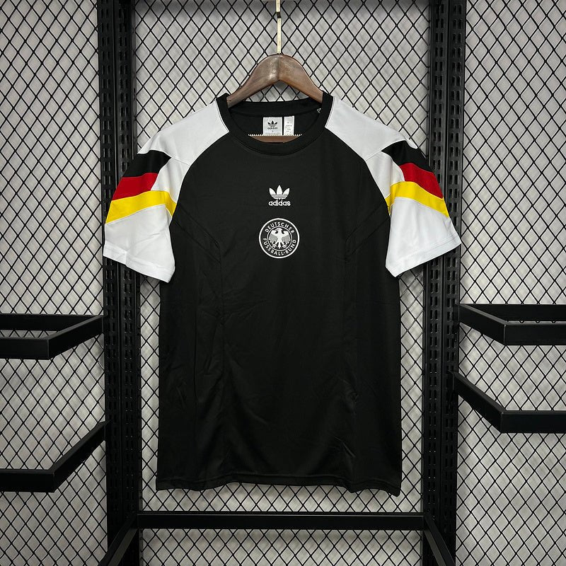 Camisa Alemanha Home 24/25 s/n° Torcedor Adidas Masculino - Preta - DA Sports Oficial