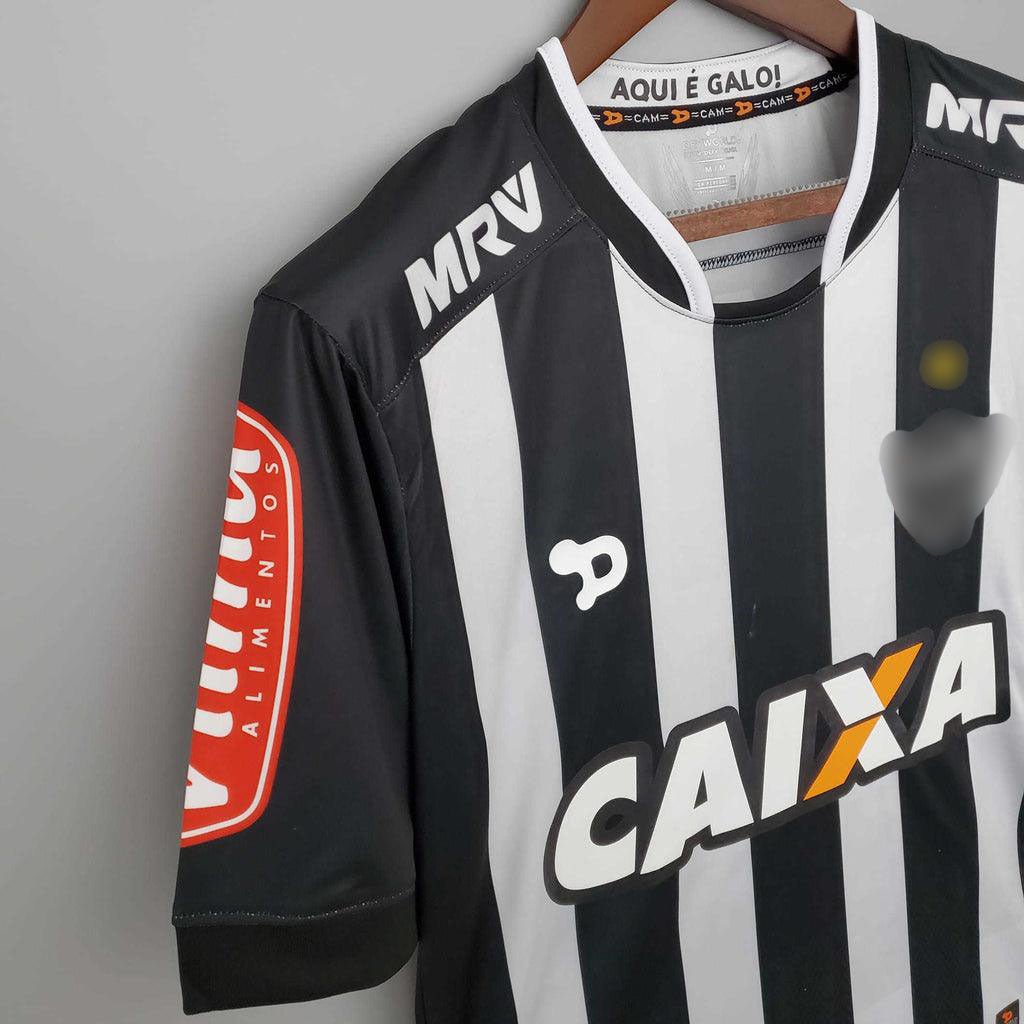 Camisa Atlético MG Retrô 20162017 Preta e Branca - Dry World - DA Sports Oficial
