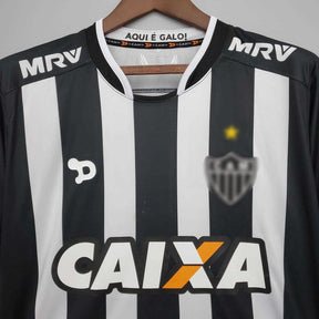 Camisa Atlético MG Retrô 20162017 Preta e Branca - Dry World - DA Sports Oficial