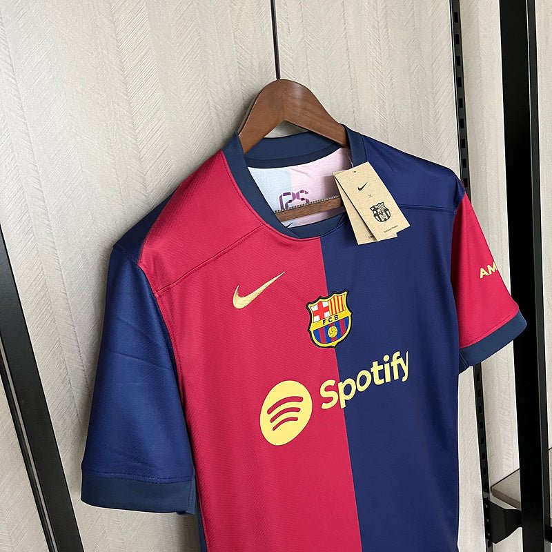 Camisa Barcelona Casa l 24/25 Azul e Vermelho - DA Sports Oficial