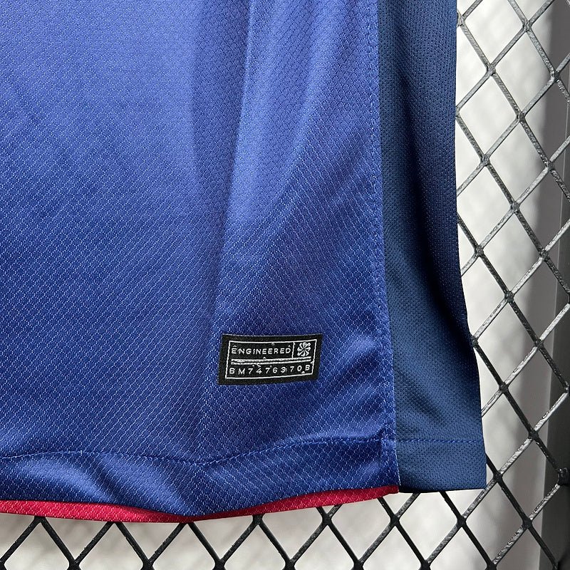 Camisa Barcelona Casa l 24/25 Azul e Vermelho - (Feminina) - DA Sports Oficial