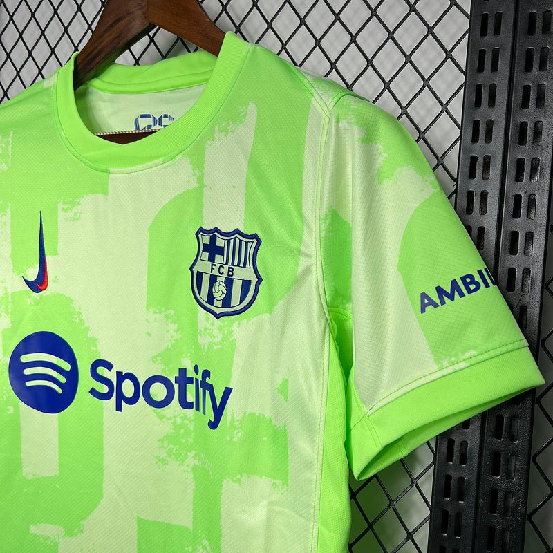 Camisa Barcelona III 24/25 - Torcedor Nike Masculina - Verde - DA Sports Oficial