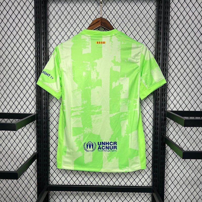 Camisa Barcelona III 24/25 - Torcedor Nike Masculina - Verde - DA Sports Oficial