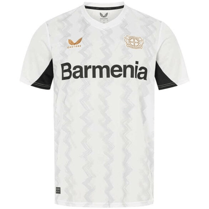 Camisa Bayer Leverkusen Away 24/25 - Branco - DA Sports Oficial