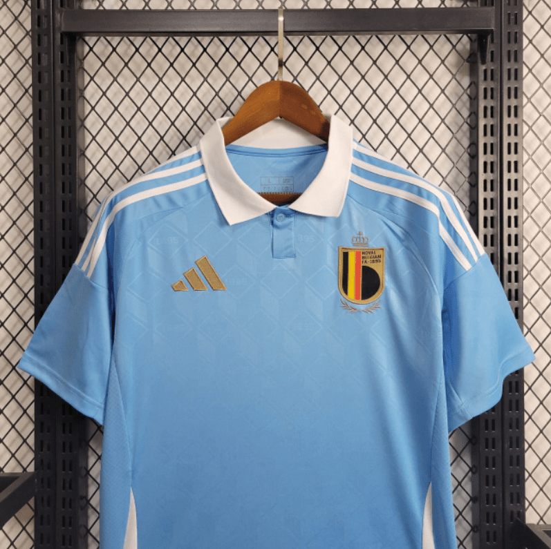 Camisa Bélgica Away 24/25 s/n° Torcedor Adidas Masculino - Azul celeste - DA Sports Oficial