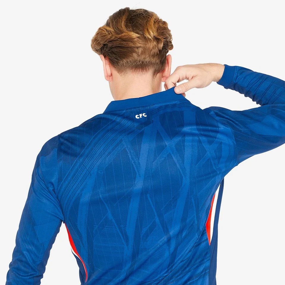 Camisa Chelsea I 2025/26 Nike Manga Longa Torcedor - DA Sports Oficial