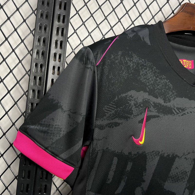 Camisa Chelsea III 24/25 - Preta com rosa - DA Sports Oficial