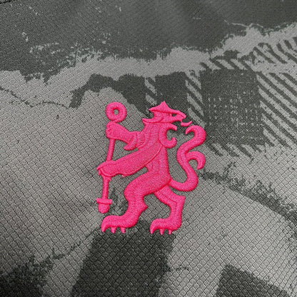 Camisa Chelsea III 24/25 - Preta com rosa - DA Sports Oficial