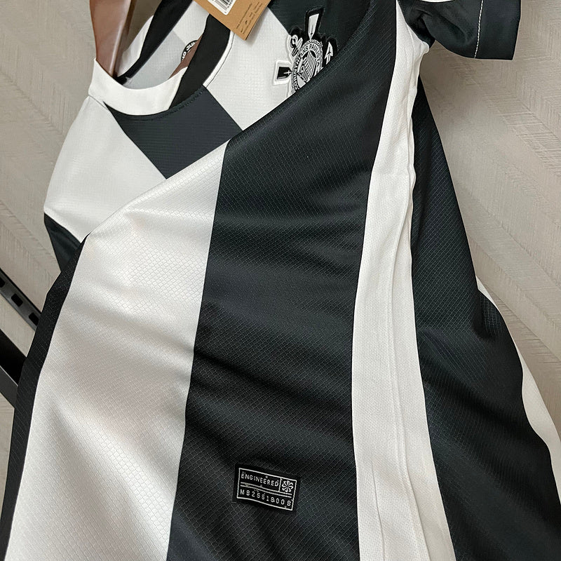 Camisa Corinthians IlI 24/25 Nike - Preto e Branco - (Feminina) - DA Sports Oficial