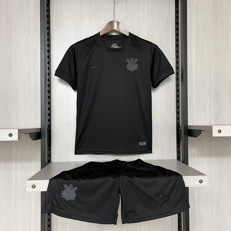 Camisa Corinthians Infantil II 24/25 s/n° Torcedor Nike - Preto - DA Sports Oficial