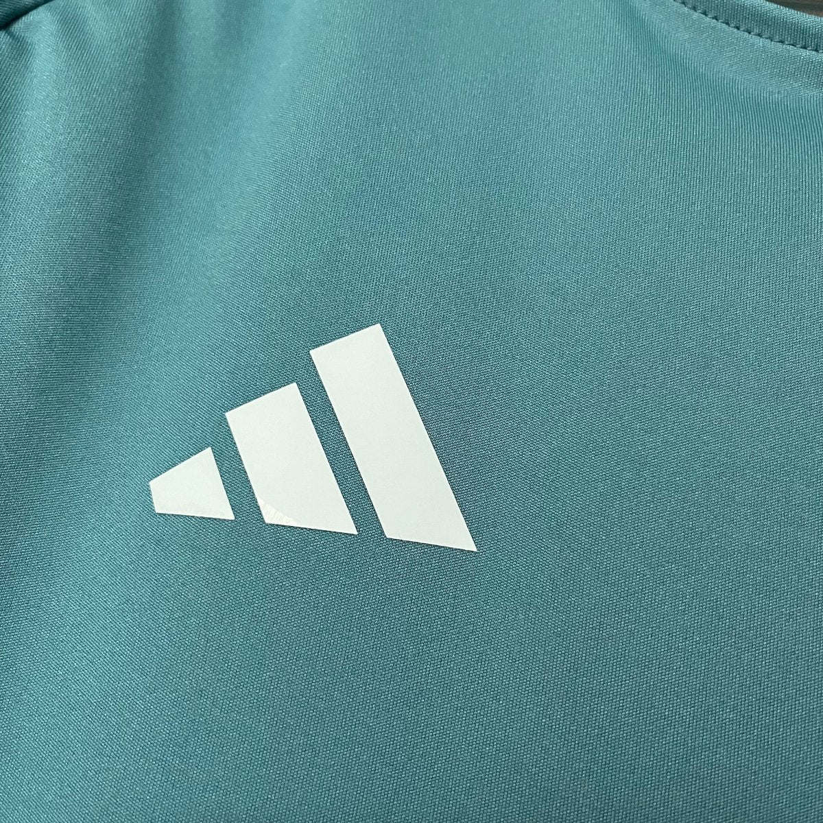 Camisa Cruzeiro 25/26 Treino Adidas - Azul Turquesa+Branco - (Feminina) - DA Sports Oficial