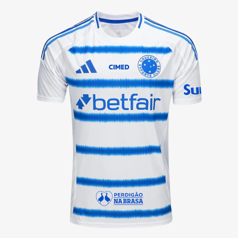 Camisa Cruzeiro II 2025/26 Adidas (Com Patrocínios) - DA Sports Oficial
