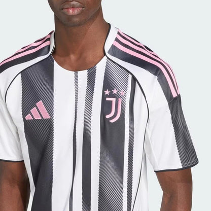 Camisa da Juventus Home 2025 - Preta e Branca - DA Sports Oficial