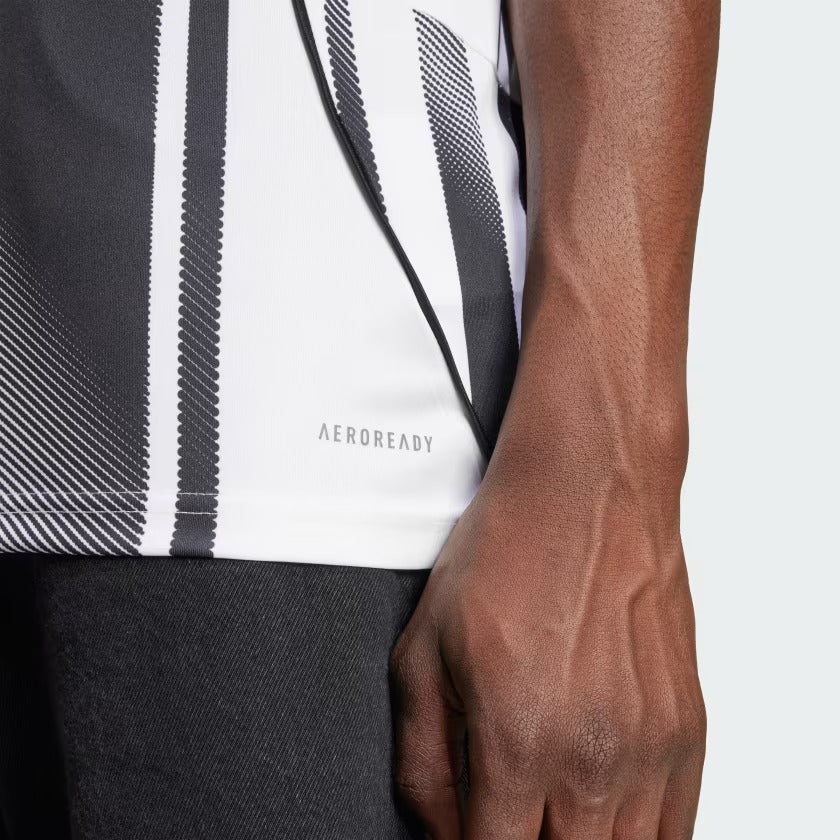 Camisa da Juventus Home 2025 - Preta e Branca - DA Sports Oficial