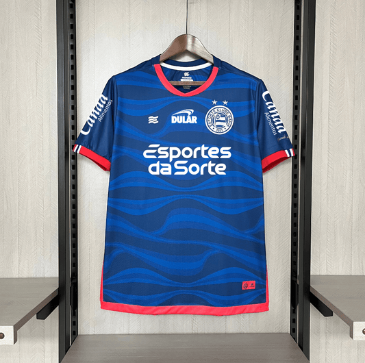 Camisa do Bahia 24/25 Fora (Com todos patrocinadores) - DA Sports Oficial