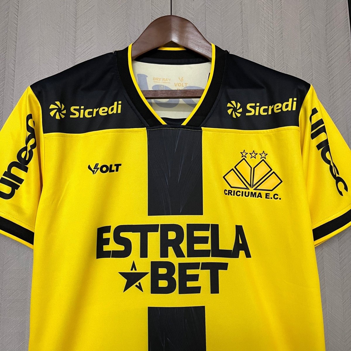 Camisa do Criciuma 2025 Preta e amarela - DA Sports Oficial