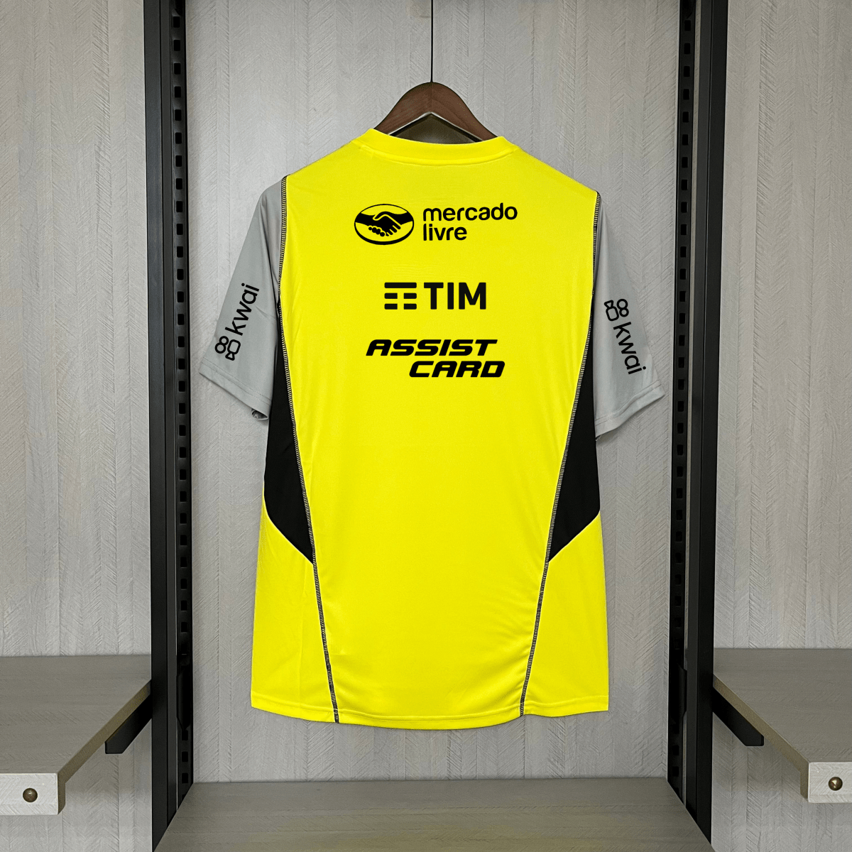 Camisa do Flamengo Treino 24/25 Amarela (Com patrocinio) - DA Sports Oficial