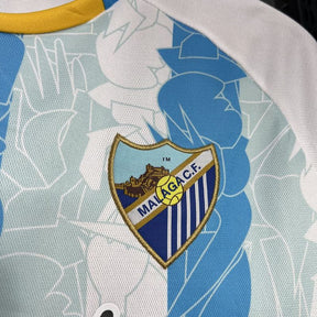 Camisa do Málaga I 24/25 - Branca e azul - DA Sports Oficial