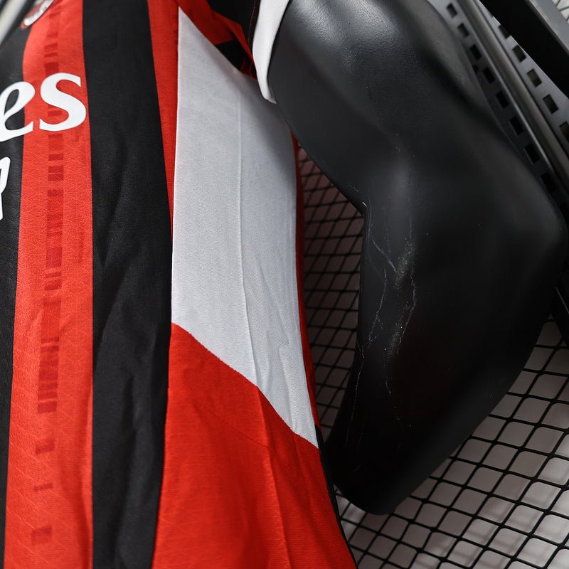 Camisa do Milan Titular 24/25 Vermelha+preta - DA Sports Oficial