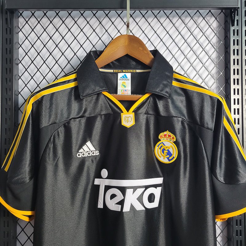 Camisa do Real Madrid - Adidas 1998/1999 Preta - DA Sports Oficial