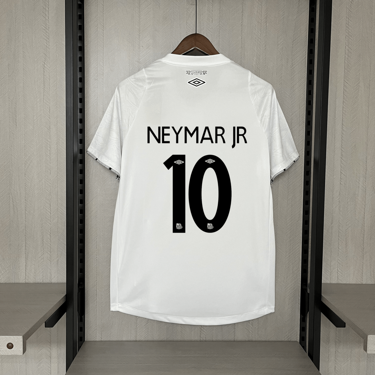 Camisa do Santos 24/25 Branca (Neymar JR 10 Incluso) - DA Sports Oficial