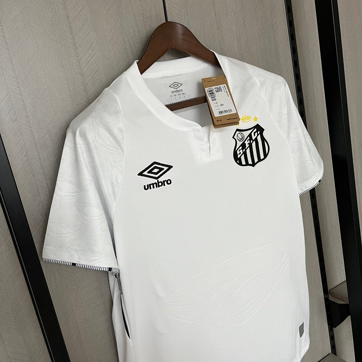 Camisa do Santos 24/25 Branca (Neymar JR 10 Incluso) - DA Sports Oficial