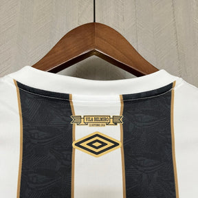 Camisa do Santos 24/25 Preta e Branca (Neymar JR 10 Incluso) - DA Sports Oficial