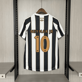 Camisa do Santos 24/25 Preta e Branca (Neymar JR 10 Incluso) - DA Sports Oficial