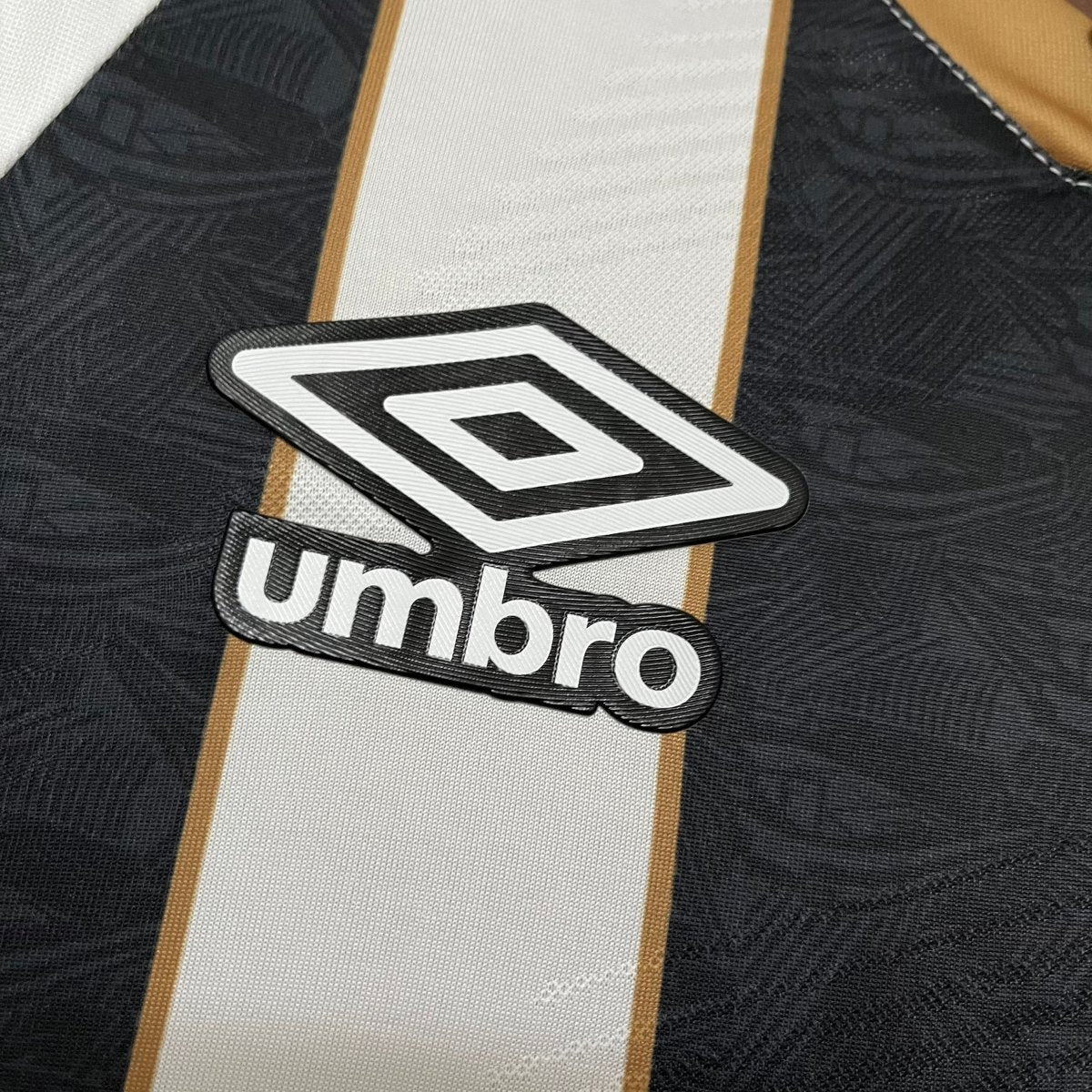 Camisa do Santos 24/25 Preta e Branca (Neymar JR 10 Incluso) - DA Sports Oficial