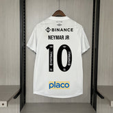 Camisa do Santos I 24/25 branca - Com patrocinios (Neymar Jr 10 Incluso) - DA Sports Oficial