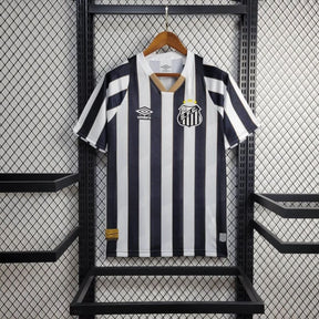 Camisa do Santos I 24/25 preta e branca - DA Sports Oficial